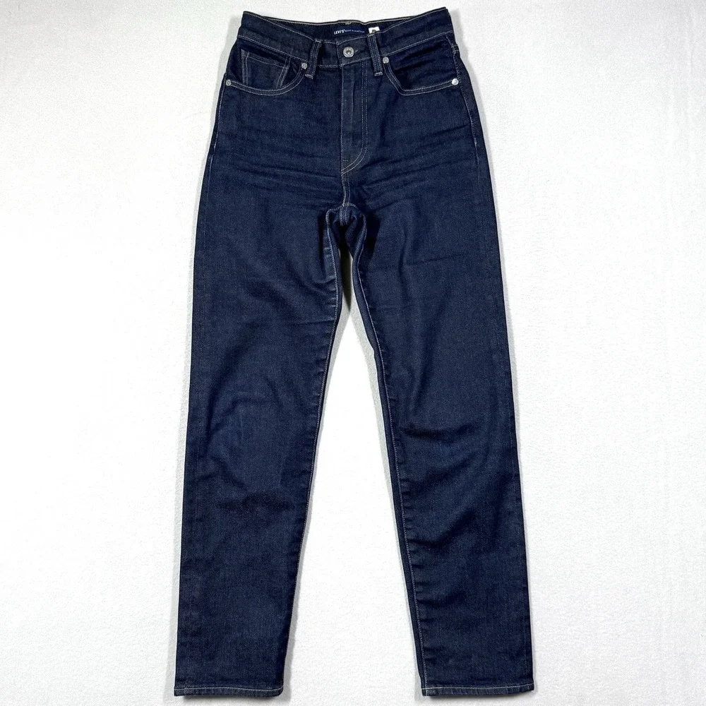 Levis Japanese Selvedge Jeans Womens 24x30 Column Pant Big E Made and Crafted